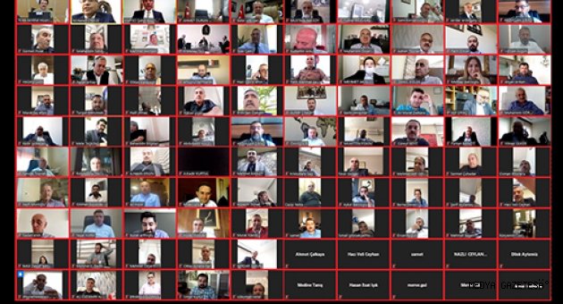 HİSARCIKLIOĞLU VİDEO KONFERANSLA KMTSO MECLİSİ’NE KATILDI