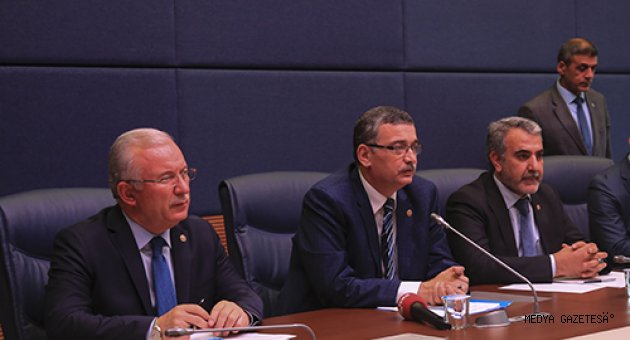 İÇİŞLERİ KOMİSYONU BAŞKANI GÜVENÇ'İN KABULÜ...