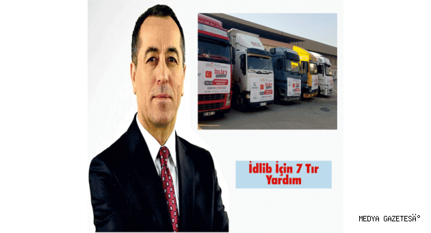 İdlib İçin 7 Tır Yardım