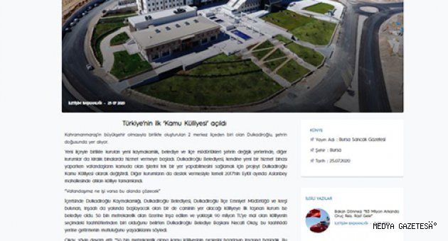 İLETİŞİM BAŞKANLIĞI’NDAN KAMU KÜLLİYESİ TANITIMI