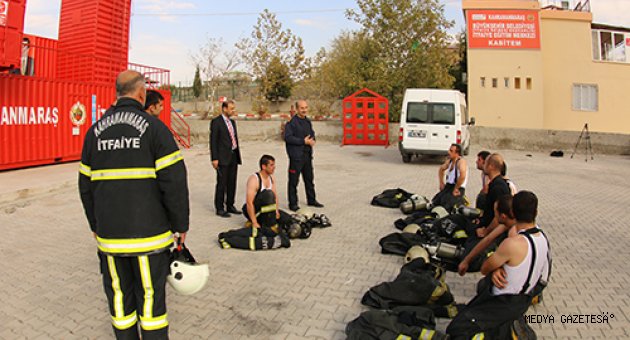 İTFAİYECİLERDEN NEFES KESEN EĞİTİM