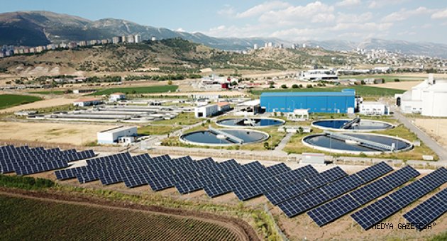 KAHRAMANMARAŞ ATIK SU ARITMA TESİSİNE GÜNEŞ ENERJİSİ SANTRALİ KURULDU