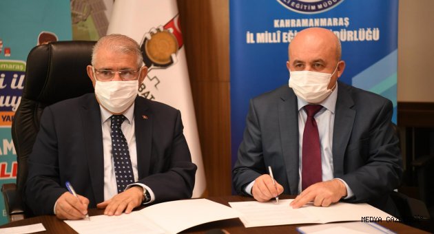 “Kahramanmaraş Bilgiyle Buluşuyor” Projesi Protokol İmzaları Atıldı