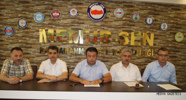 Kahramanmaraş Memur-Sen İl Başkanı Abdülaziz Aydın