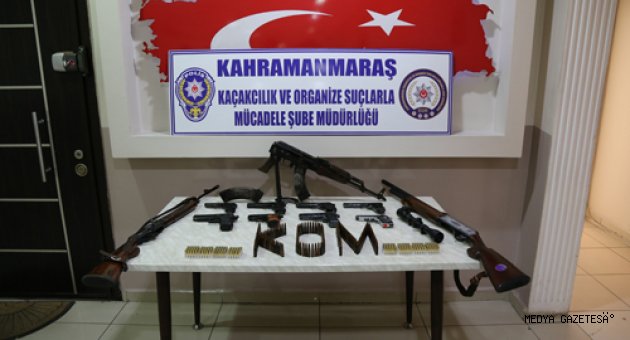 Kahramanmaraş merkezli silah kaçakçılığı operasyonu