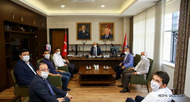 Kahramanmaraş Müsiad Başkanı Kervancıoğlu ve Yönetimi; İnci’ye veda ziyaretinde bulundu
