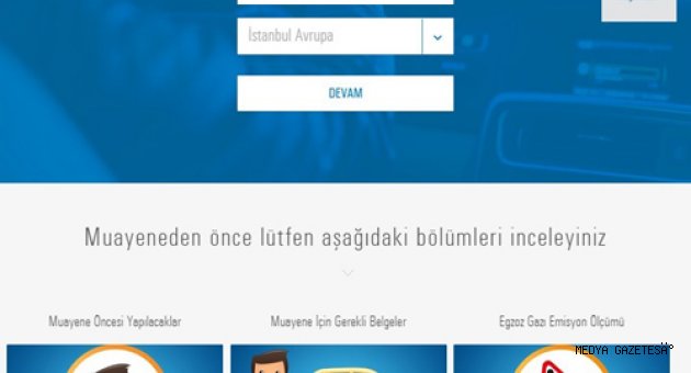 Kahramanmaraş’ta araç muayenesi artık sadece randevuyla yapılacak.