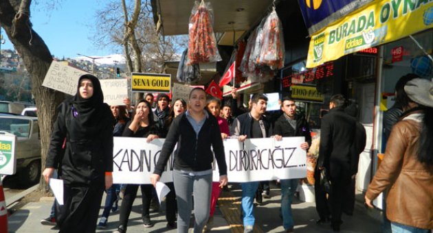 Kahramanmaraşlı öğrenciler Özge Can için yürüdü
