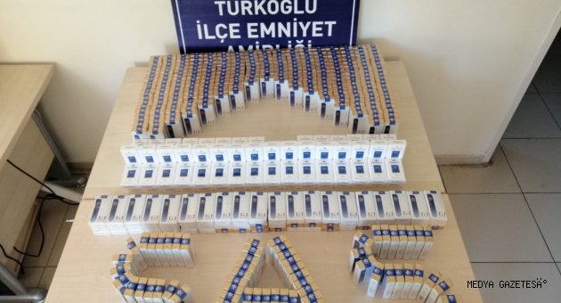 Kahramanmaraş'ta 1000 paket kaçak sigara ele geçirildi