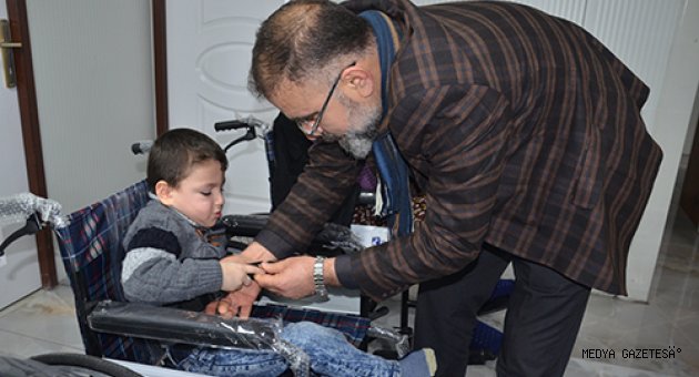 Kahramanmaraş'ta 300 bin mavi kapak 10 engelliye tekerlekli sandalye oldu