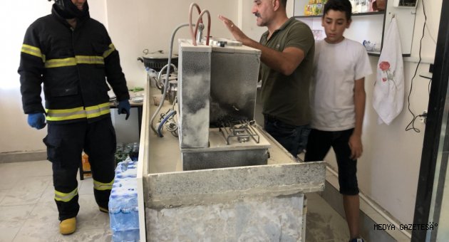 Kahramanmaraş'ta çay evinde çıkan yangın söndürüldü