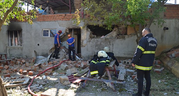 Kahramanmaraş'ta doğal gaz kaynaklı patlamada 1 kişi yaralandı