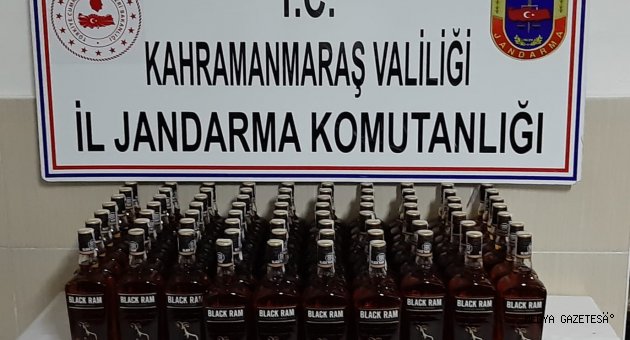 Kahramanmaraş'ta kaçak içki ele geçirildi