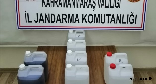 Kahramanmaraş'ta kaçak içki operasyonunda 2 şüpheli yakalandı