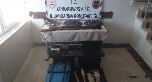 Kahramanmaraş'ta kaçak kazı operasyonunda 10 şüpheli gözaltına alındı