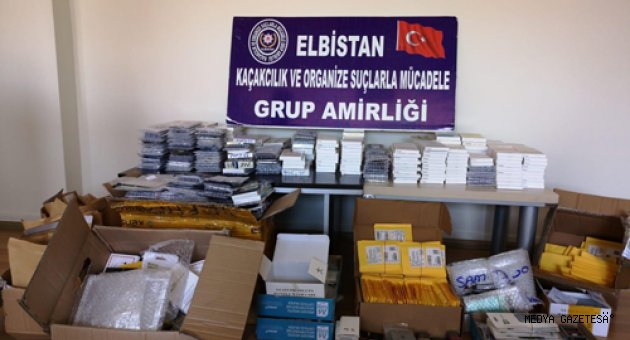 Kahramanmaraş'ta kaçakçılık operasyonu