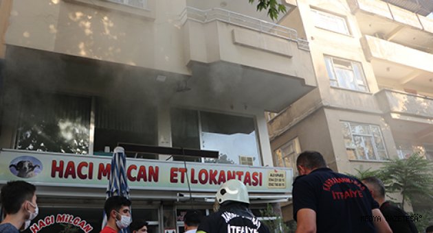 Kahramanmaraş'ta lokantada çıkan yangın söndürüldü