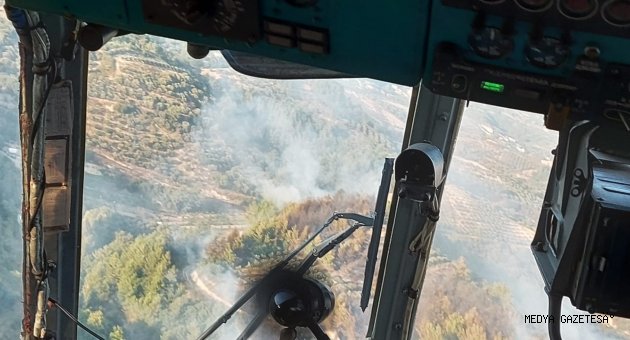 Kahramanmaraş'ta örtü yangını
