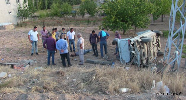 Kahramanmaraş'ta otomobil devrildi: 3 yaralı