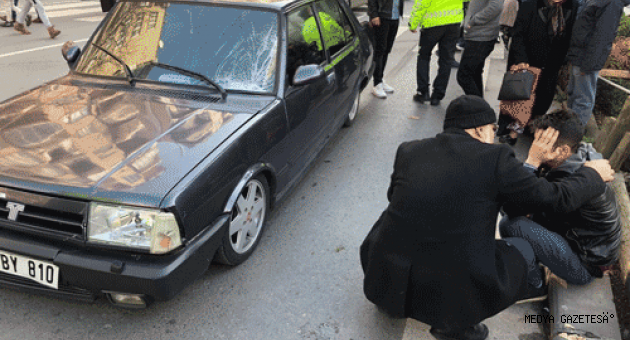 Kahramanmaraş'ta otomobilin çarptığı yaya ağır yaralandı
