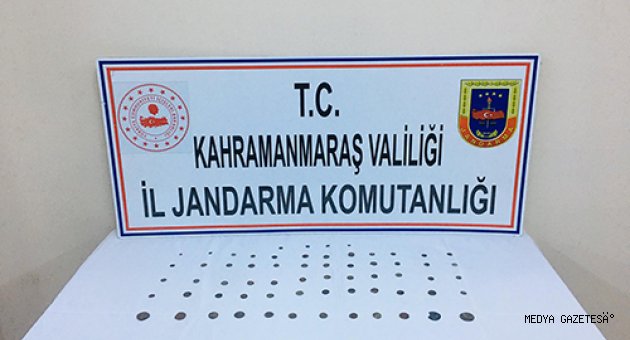 Kahramanmaraş'ta tarihi eser kaçakçılığı operasyonunda 2 gözaltı