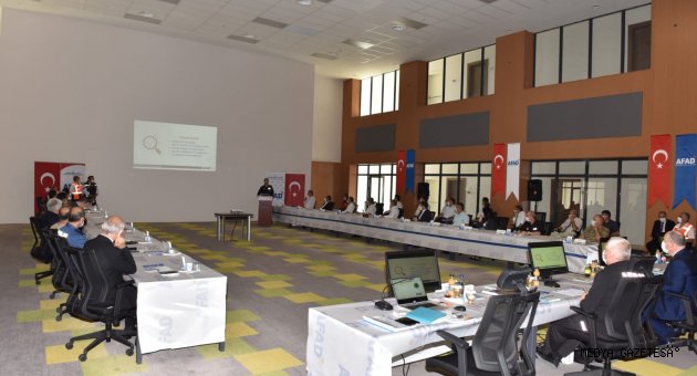 Kahramanmaraş'ta, Türkiye Afet Müdahale Planı Toplantısı yapıldı