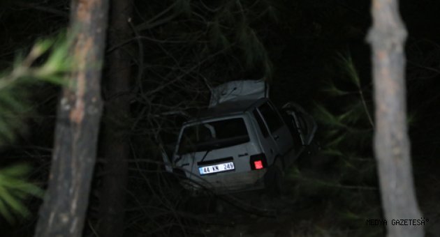 Kahramanmaraş'ta uçuruma yuvarlanan otomobilin sürücüsü öldü