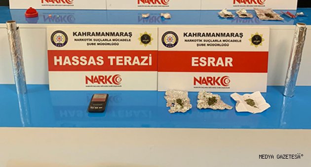 Kahramanmaraş'ta uyuşturucu operasyonunda yakalanan 4 kişi tutuklandı