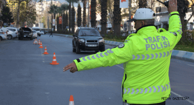 Kahramanmaraş'ta yaya önceliği uygulaması yapıldı