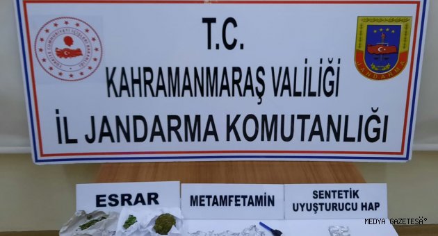 Kahramanmaraş'taki narkotik uygulamasında 21 şüpheliye yasal işlem yapıldı