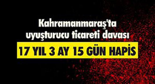 Kahramanmaraş'taki uyuşturucu ticareti davası