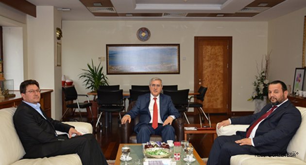 Karamanoğlu Mehmetbey Üniversitesi Rektörü Akgül, Üniversitemiz Rektörü Can’ı Ziyaret Etti