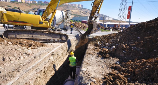 KASKİ’DEN YENİ KANALİZASYON VE YAĞMUR SUYU HATTI