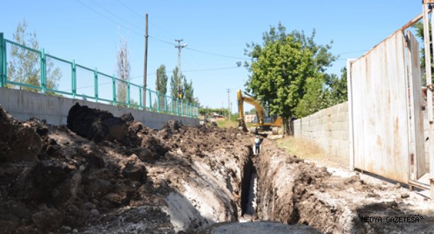 KASKİ, EVRİ’YE 24 KM KANALİZASYON HATTI YAPIYOR