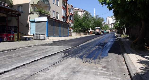 Kemal Önyurt Caddesi asfaltlanıyor