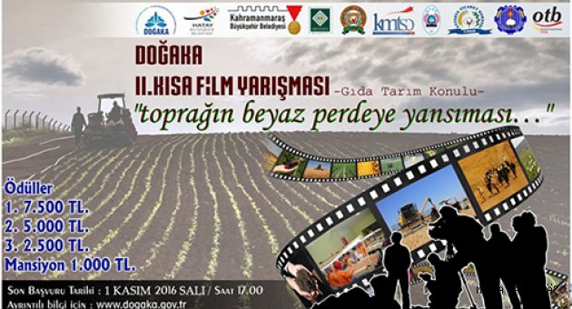 KISA FİLM BAŞVURUSU 1 KASIM 2016'DA SON