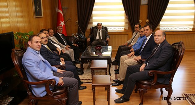 KMTSO Heyeti Vali Vahdettin Özkan’ı ziyaret etti