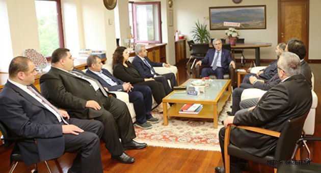 KMTSO YÖNETİMİ REKTÖR CAN'I ZİYARET ETTİ