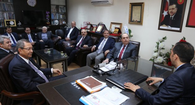 KMTSO Yönetiminden Ak Parti İl Başkanı Ahmet Özdemir’e ziyaret