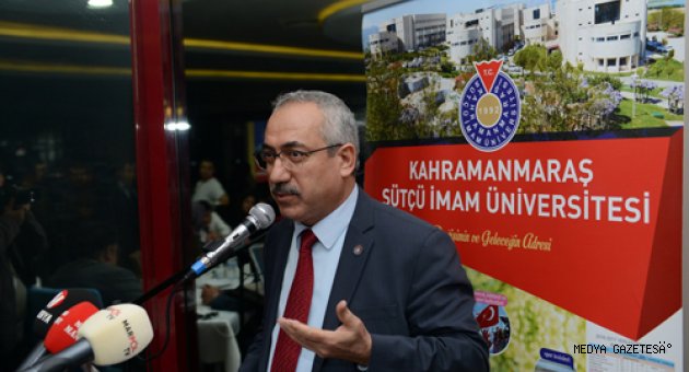 KSÜ Rektörü Deveci, Gazetecilerle Bir Araya Geldi