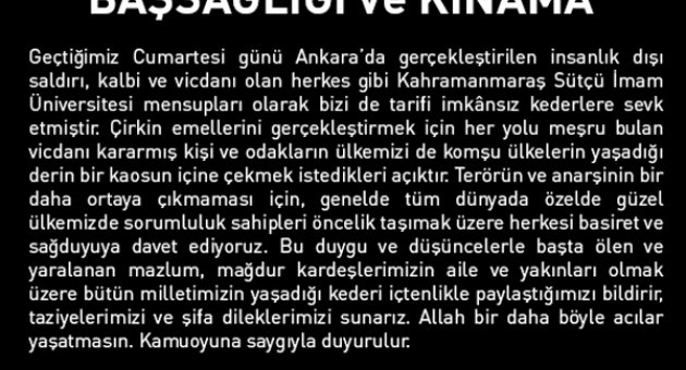 KSÜ SENATO KARARLARI