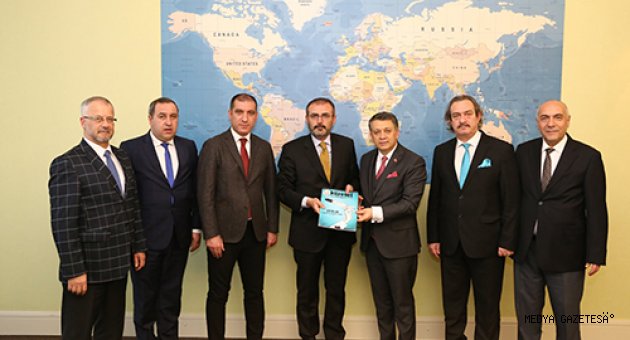 Küresel Gazeteciler Konseyi Başkan Mehmet Ali Dim ve Yönetim kurulu “Mahir Ünal KGK Ziyareti “