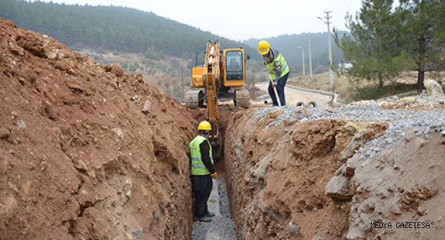 KUZEY ÇEVRE YOLUNDA ALTYAPI ÇALIŞMALARI SÜRÜYOR