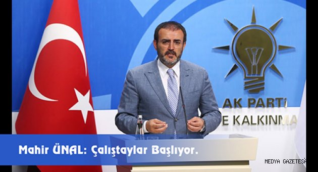 MAHİR ÜNAL-ÇALIŞTAYLAR BAŞLIYOR