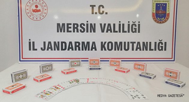 Mersin'de restoranda kumar oynarken yakalanan 10 kişiye ceza