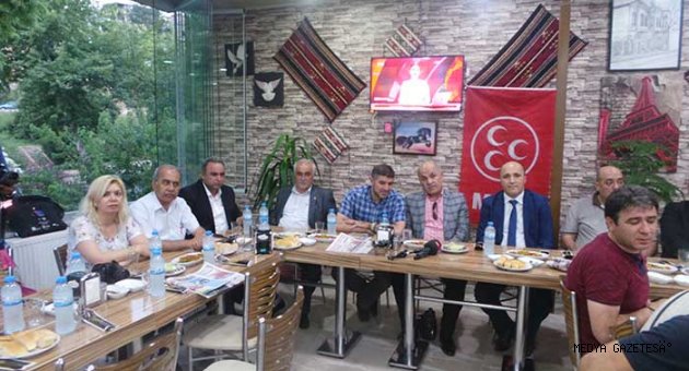MHP Dulkadiroğlu İlçesi Basına İftar Verdi