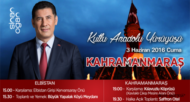 MHP GENEL BAŞKAN ADAYI SİNAN OĞAN KAHRAMANMARAŞ’A GELİYOR!