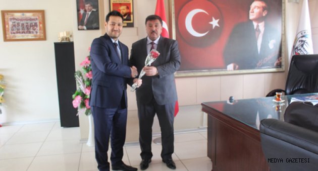 Müftü Meral'dan Başkan Çeleğen'e Kutlu Doğum Haftası Ziyareti