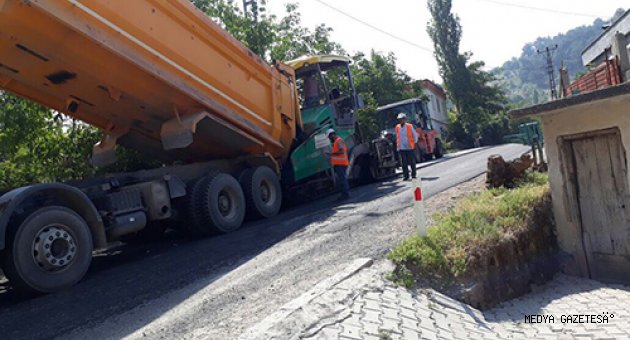 MUHTARLARDAN ASFALT TEŞEKKÜRÜ