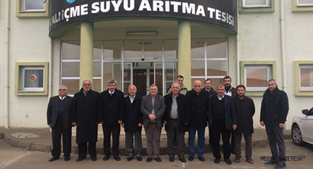 MUHTARLARDAN AYVALI ARITMA TESİSİNE GEZİ